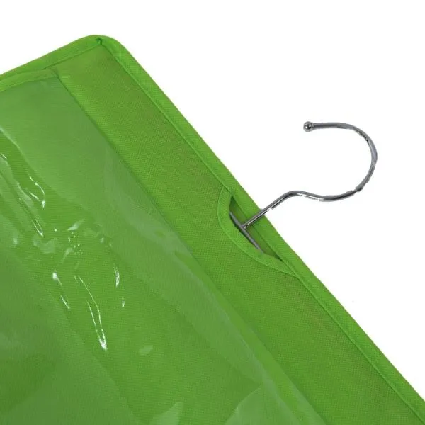 6-Pocket Large Capacity Hanging Storage and Purse Organizer - Assorted Colours