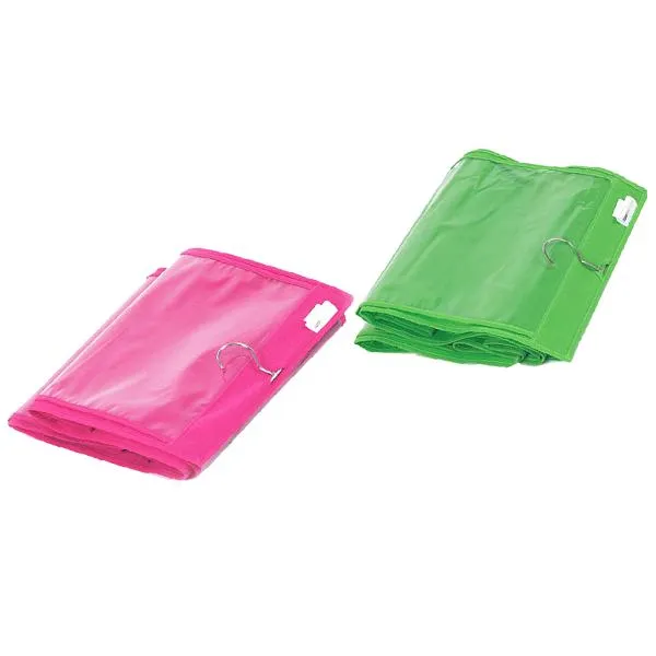 6-Pocket Large Capacity Hanging Storage and Purse Organizer - Assorted Colours
