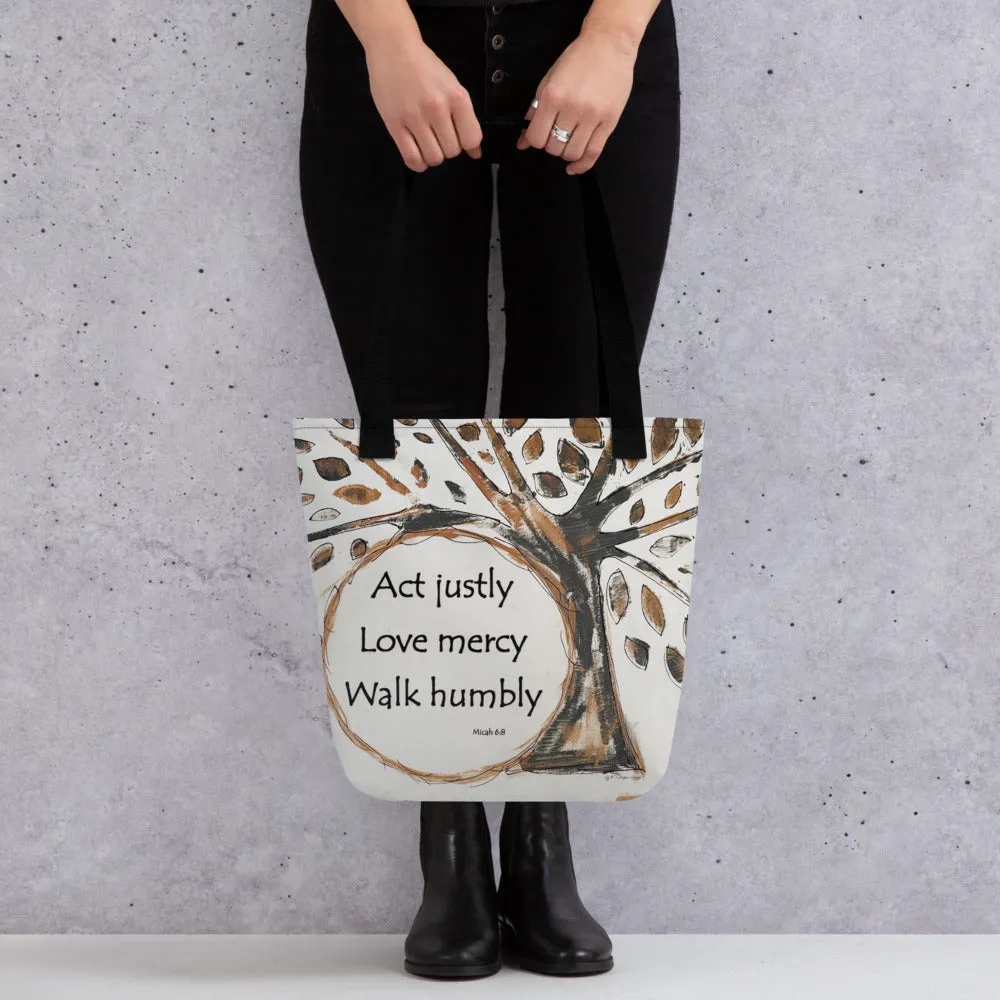 Act Justly - Artful Tote Bag