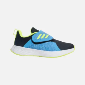 Adidas Kids Credulo 2.0 Kids Unisex Shoes (4-16Year) -Black/Pulse Blue/Lucid Lemon