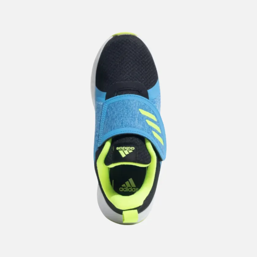 Adidas Kids Credulo 2.0 Kids Unisex Shoes (4-16Year) -Black/Pulse Blue/Lucid Lemon