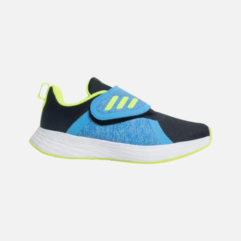 Adidas Kids Credulo 2.0 Kids Unisex Shoes (4-16Year) -Black/Pulse Blue/Lucid Lemon