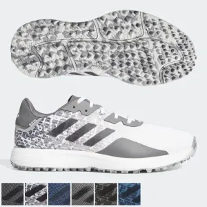 Adidas S2G Spikeless Shoes 7.5 Grey Three / Cloud White / Hazy Wide