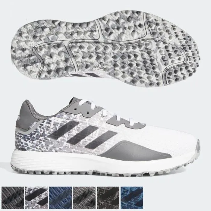 Adidas S2G Spikeless Shoes 7.5 Grey Three / Cloud White / Hazy Wide