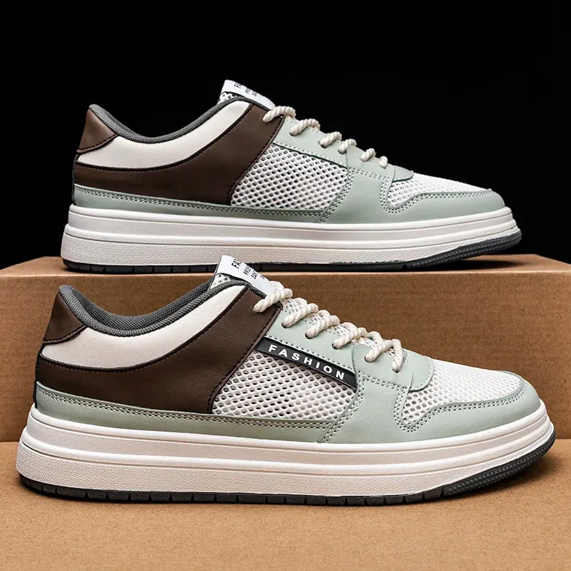 ADVBRIDGE  -  Men's Casual Low Top Breathable Lightweight Non-slip Grip Comfortable Breathable Sneakers Plus Size Walking Shoes for Men