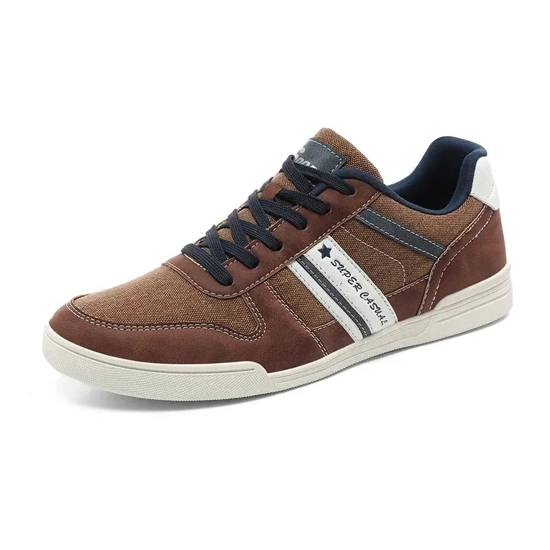 ADVBRIDGE  -  Men's Sneakers Low Top Comfortable Casual Shoes Breathable Denim Walking Shoe