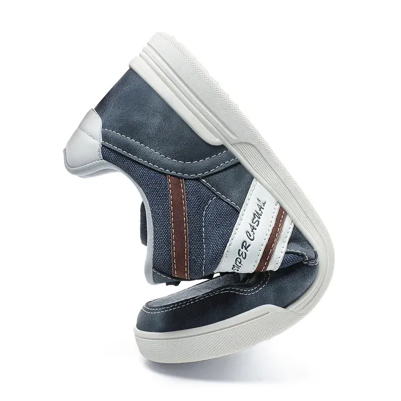 ADVBRIDGE  -  Men's Sneakers Low Top Comfortable Casual Shoes Breathable Denim Walking Shoe