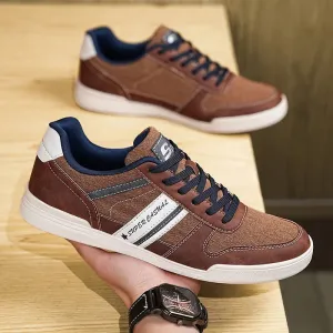 ADVBRIDGE  -  Men's Sneakers Low Top Comfortable Casual Shoes Breathable Denim Walking Shoe