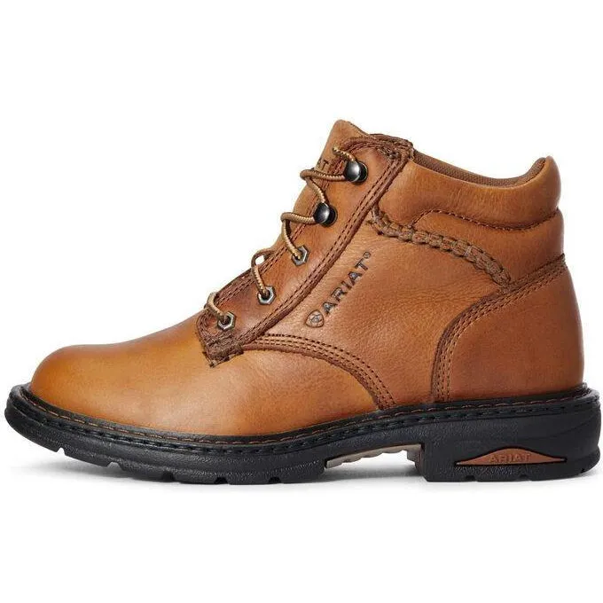 Ariat Women's Macey 5" Soft Toe Work Boot - Dark Peanut - 10005947