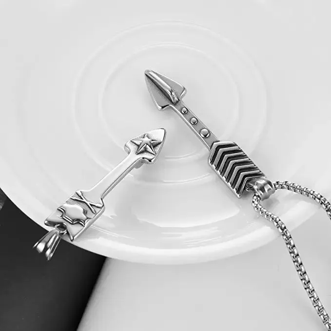 Arrow Stainless Steel Pendant Necklace