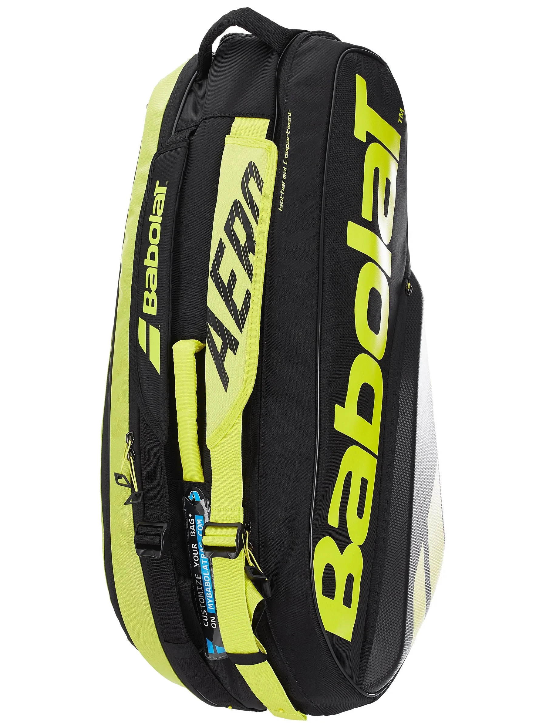 Babolat Pure Aero 6 Pack Bag Black/Yellow