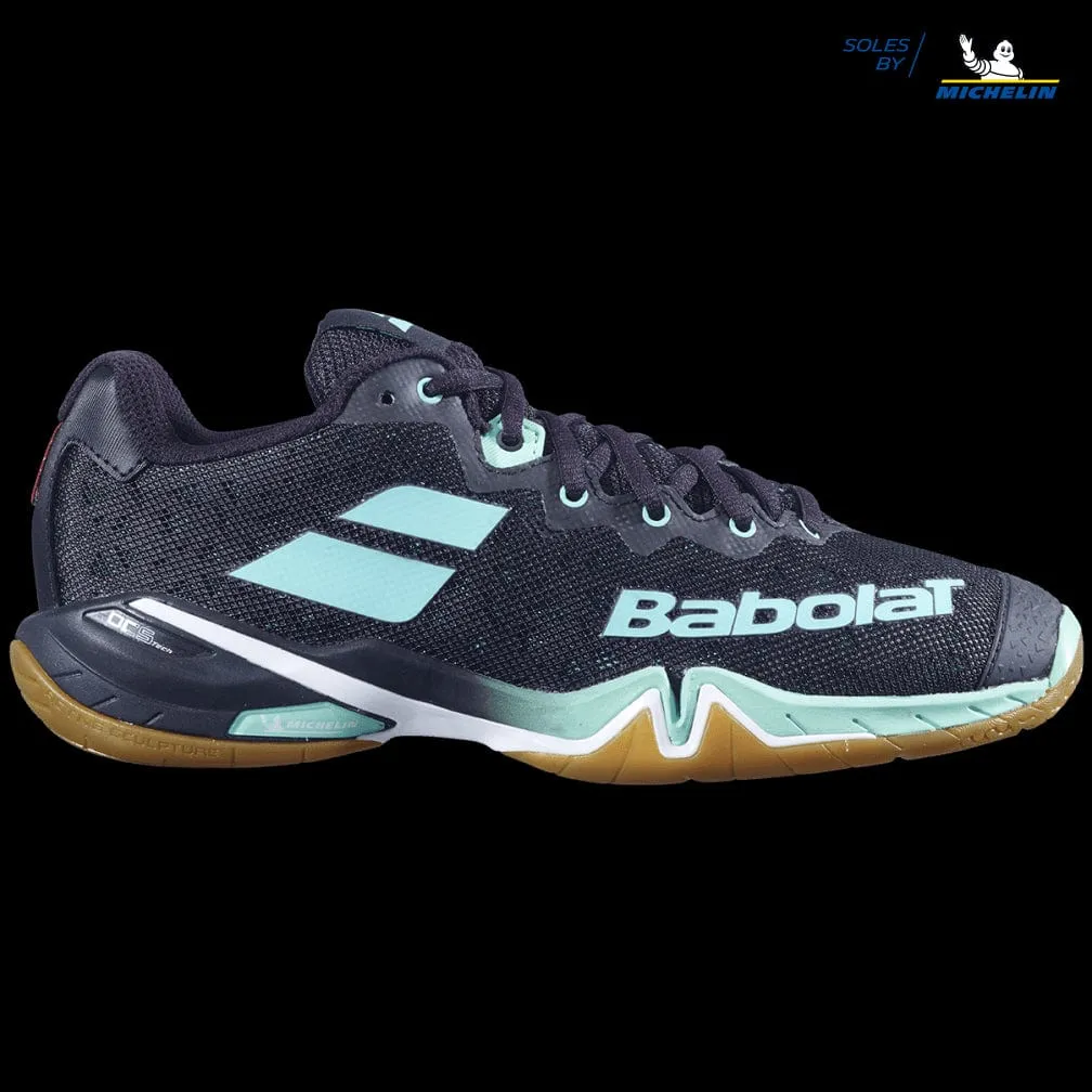 Babolat Shadow Tour Badminton Shoes - Black/Green