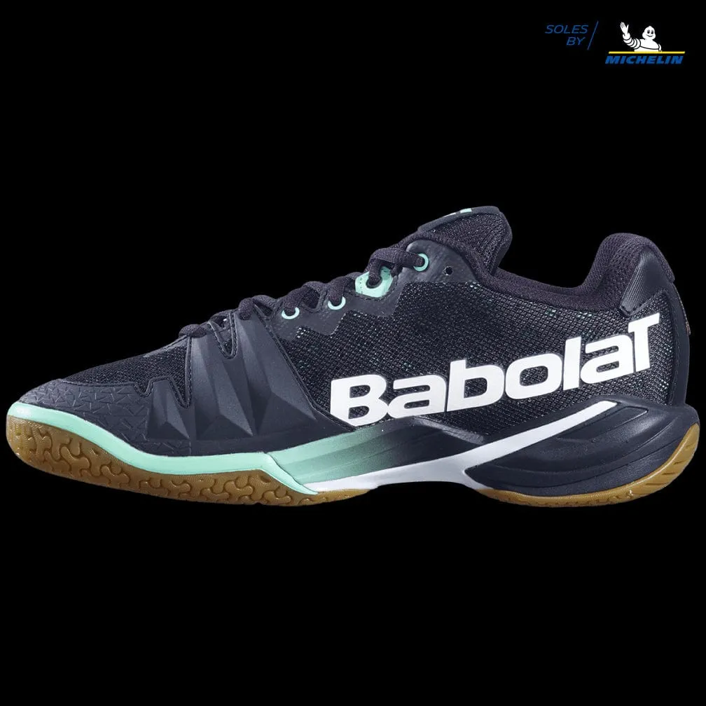 Babolat Shadow Tour Badminton Shoes - Black/Green