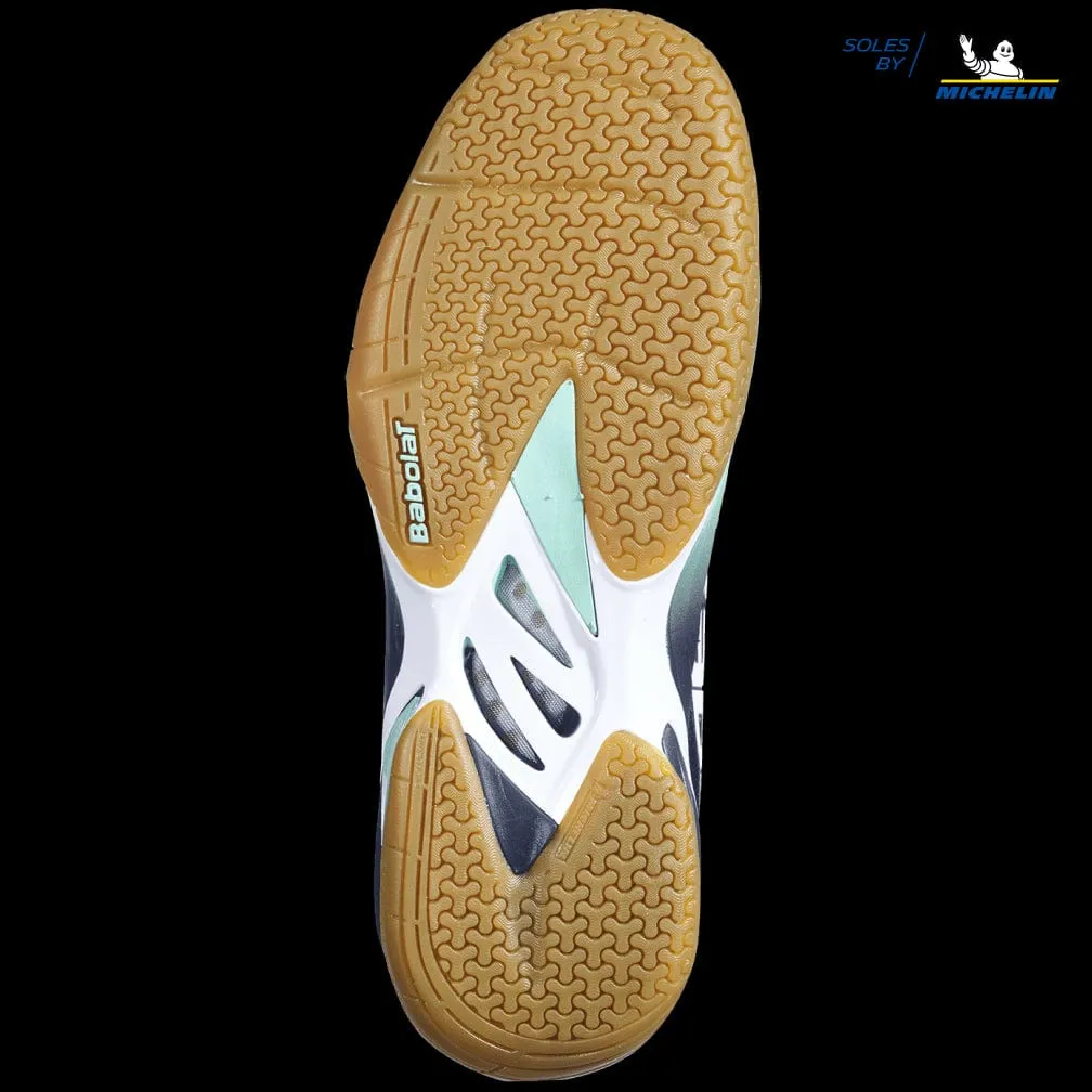 Babolat Shadow Tour Badminton Shoes - Black/Green