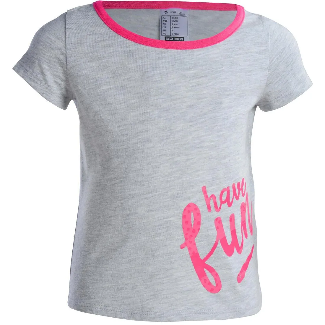 Baby Short-Sleeved Gym T-Shirt Print