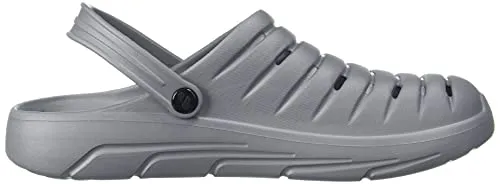 Bata Men's FLOATZ MENS CLOG Grey Slipper - 8 UK (8712033)