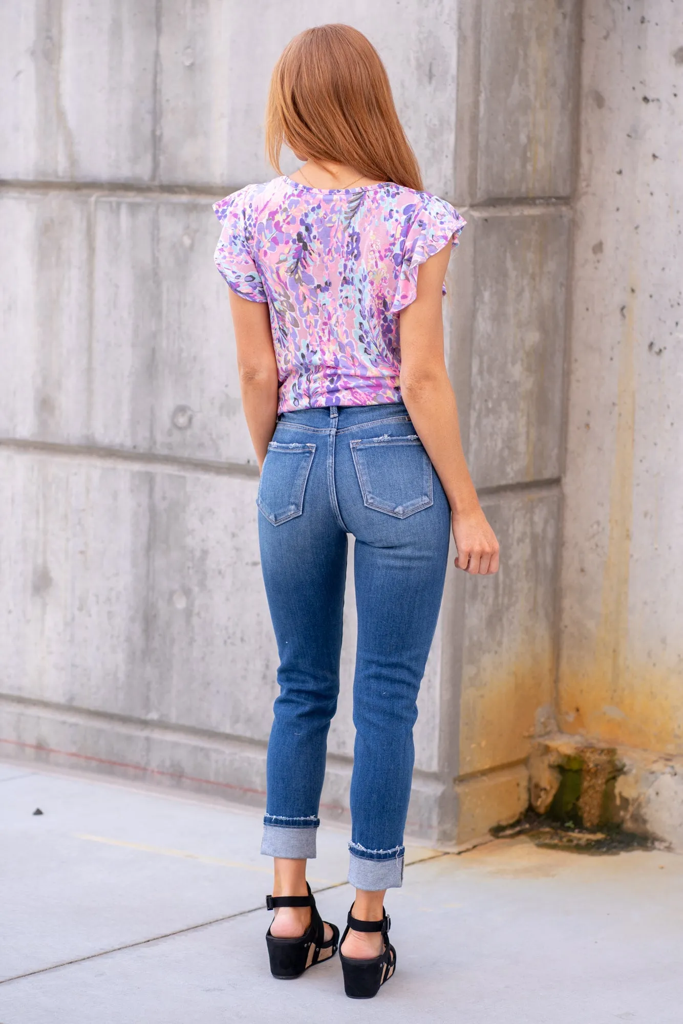 Beth-Anne High Rise Cigarette Straight Leg