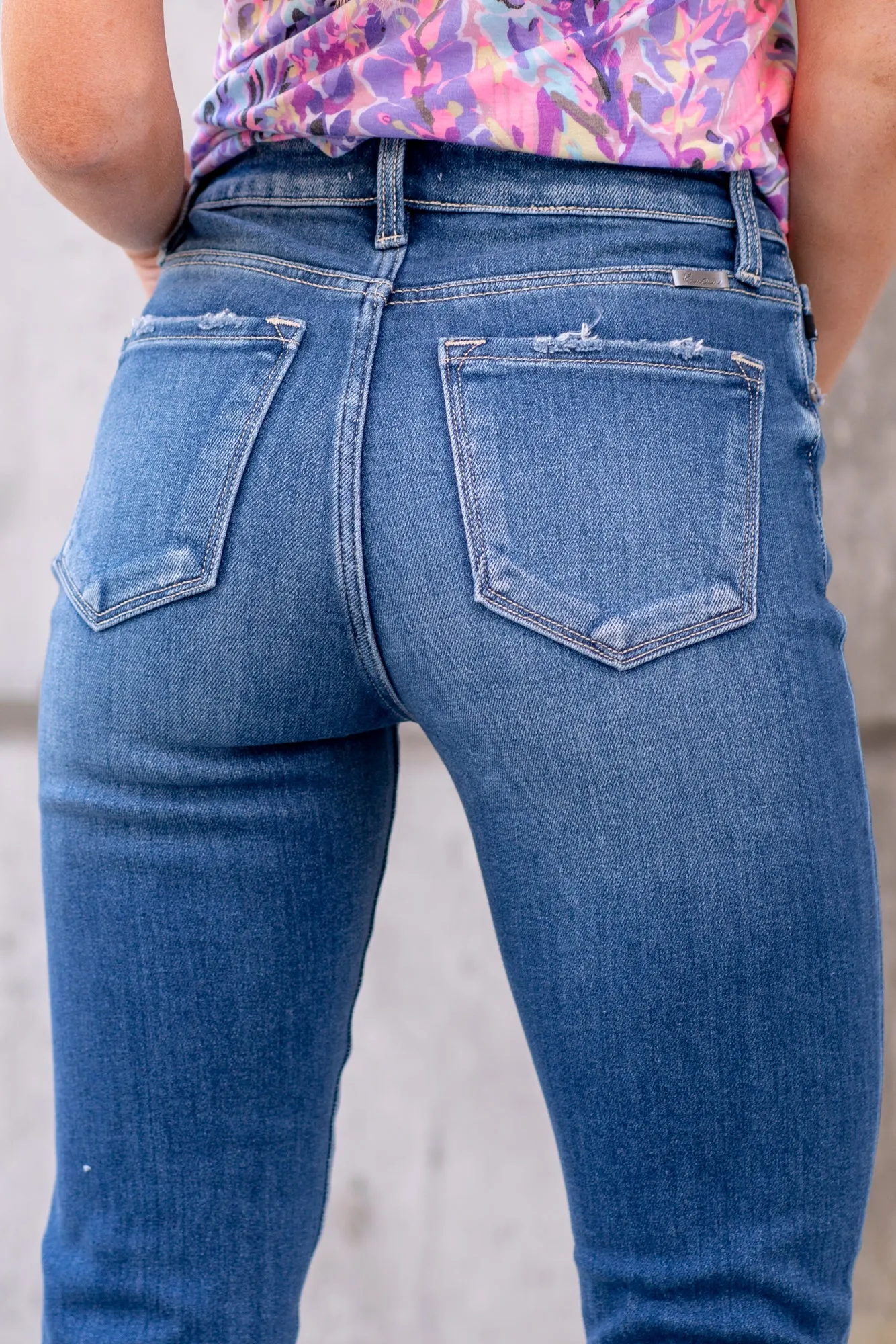 Beth-Anne High Rise Cigarette Straight Leg