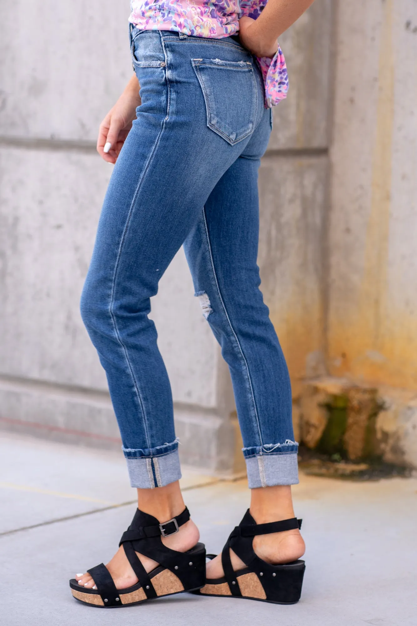 Beth-Anne High Rise Cigarette Straight Leg