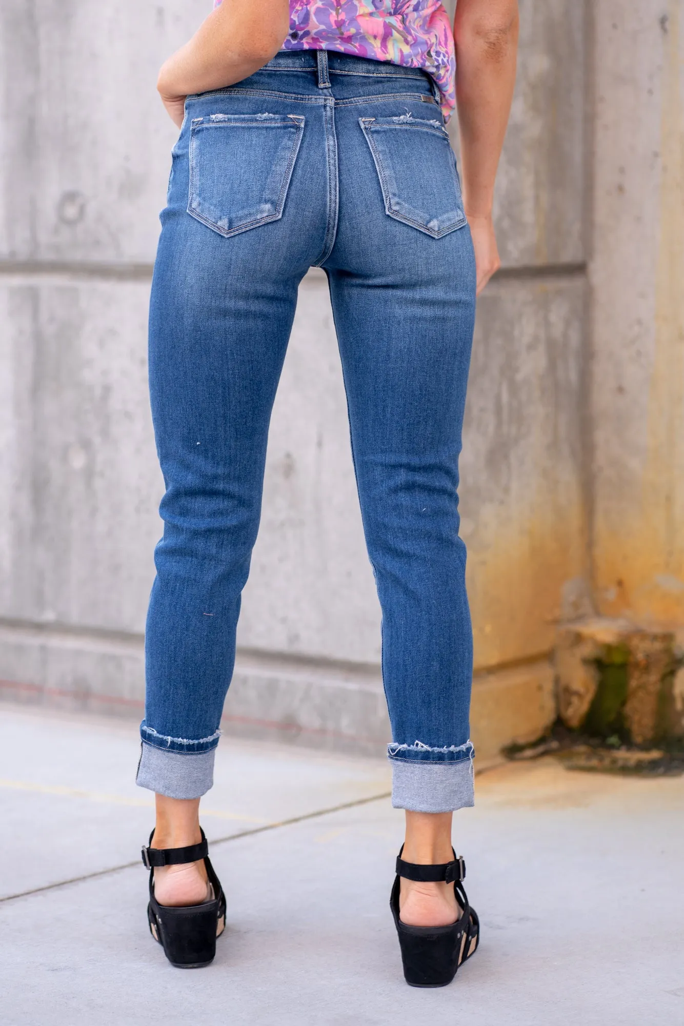Beth-Anne High Rise Cigarette Straight Leg
