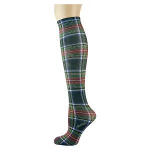 Black Tartan Adult Knee Highs