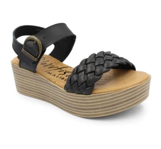 Blowfish Layni Wedges in Black