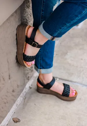 Blowfish Layni Wedges in Black