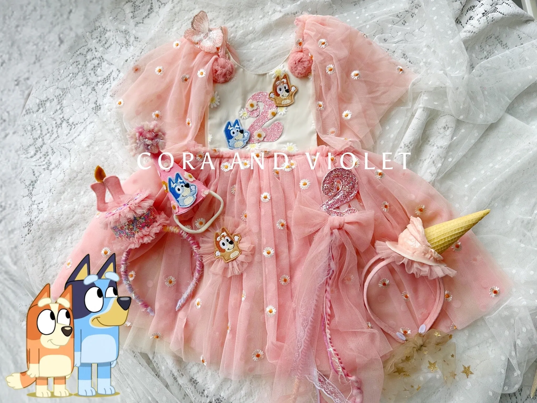 Bluey Birthday dress-EXPRESS