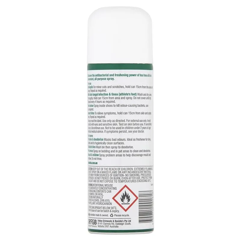 Bosisto’s Tea Tree Spray 125g July 2025