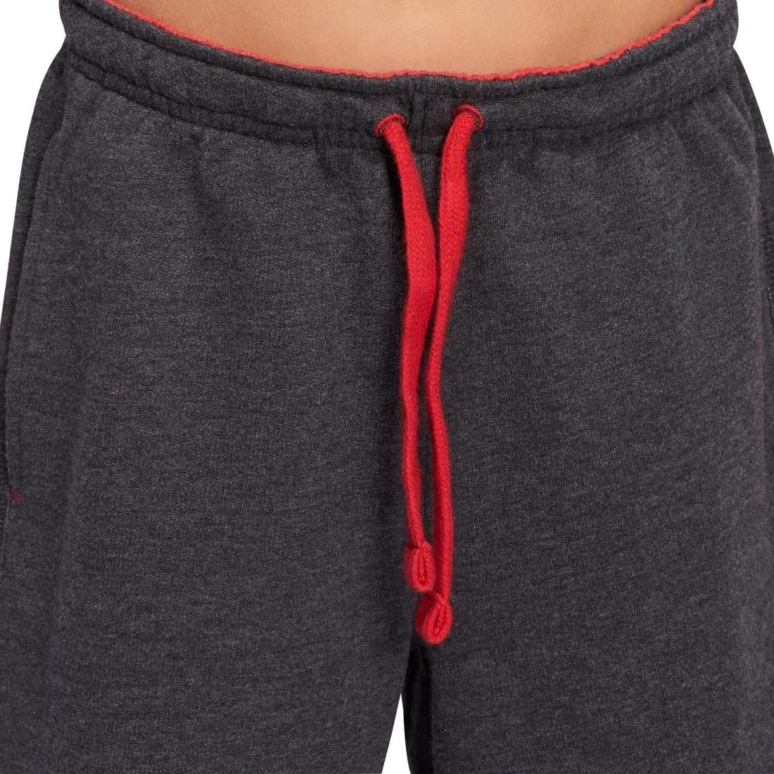 Boys' Gym Shorts - Black/Red
