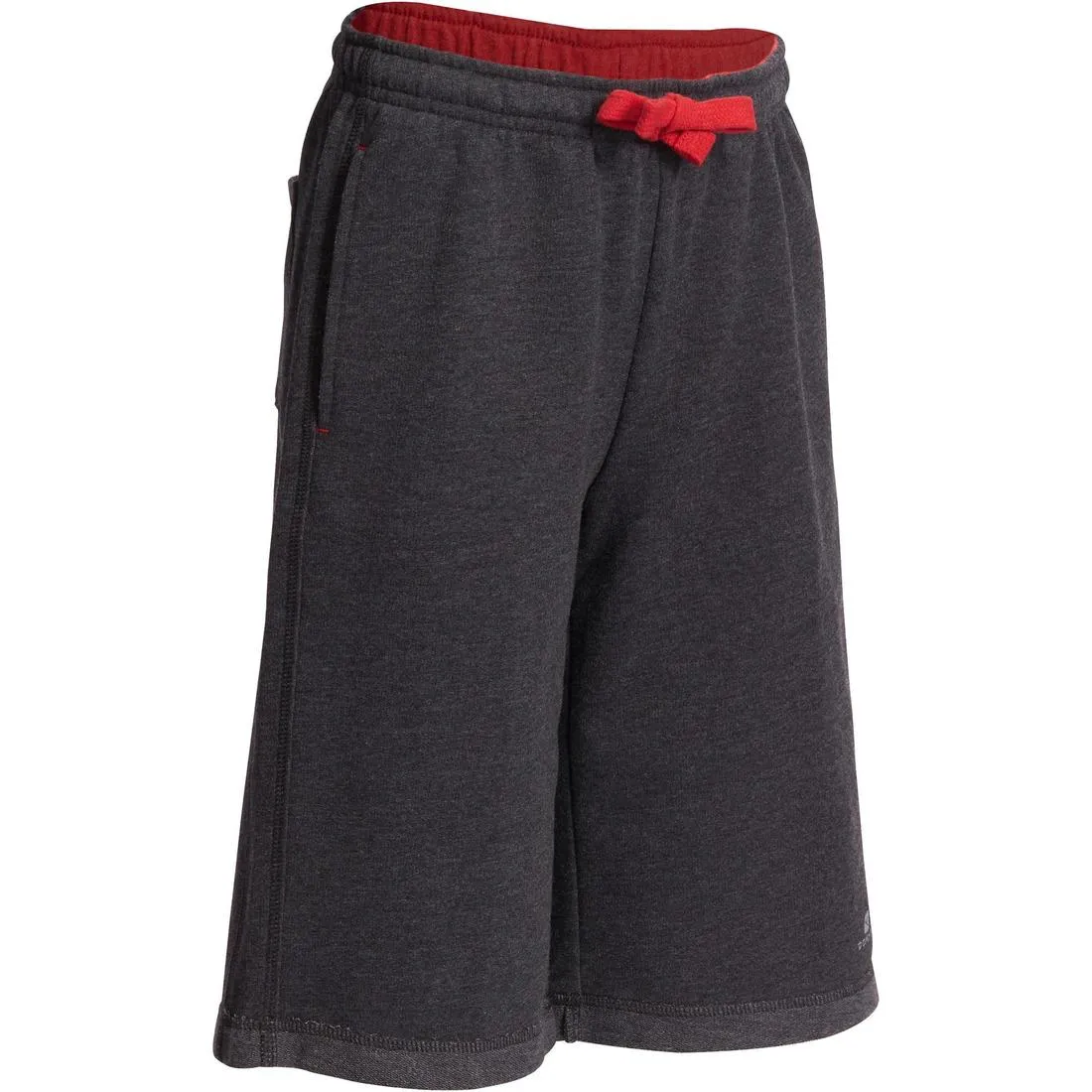 Boys' Gym Shorts - Black/Red