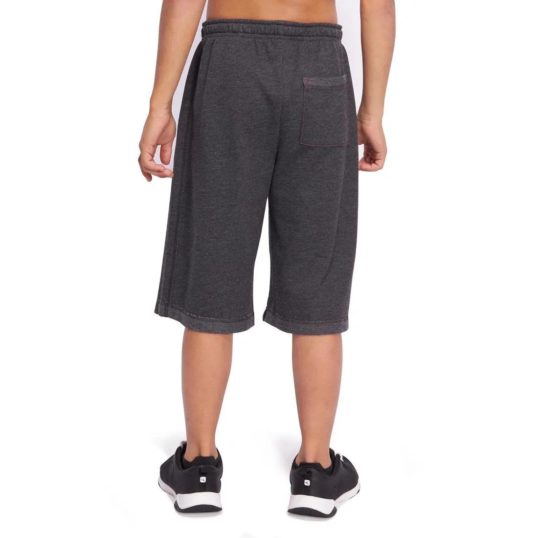 Boys' Gym Shorts - Black/Red