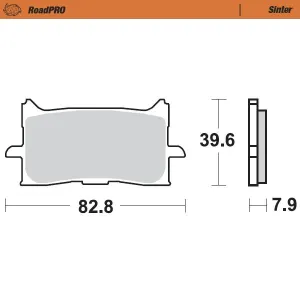 Brake Pads Front Moto Master Road Pro Sintered Honda