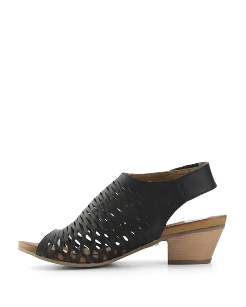 Bueno Shoes Ruby Leather Mid Heels