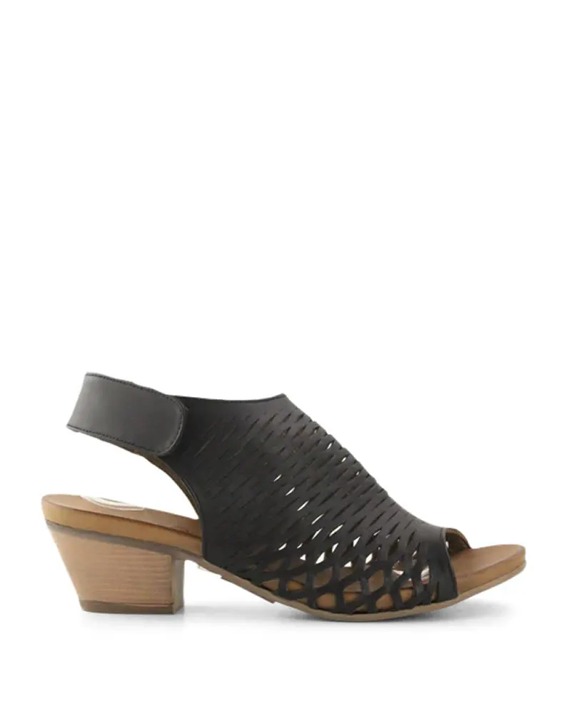 Bueno Shoes Ruby Leather Mid Heels