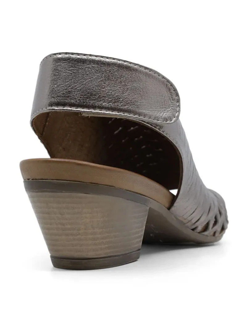 Bueno Shoes Ruby Leather Mid Heels