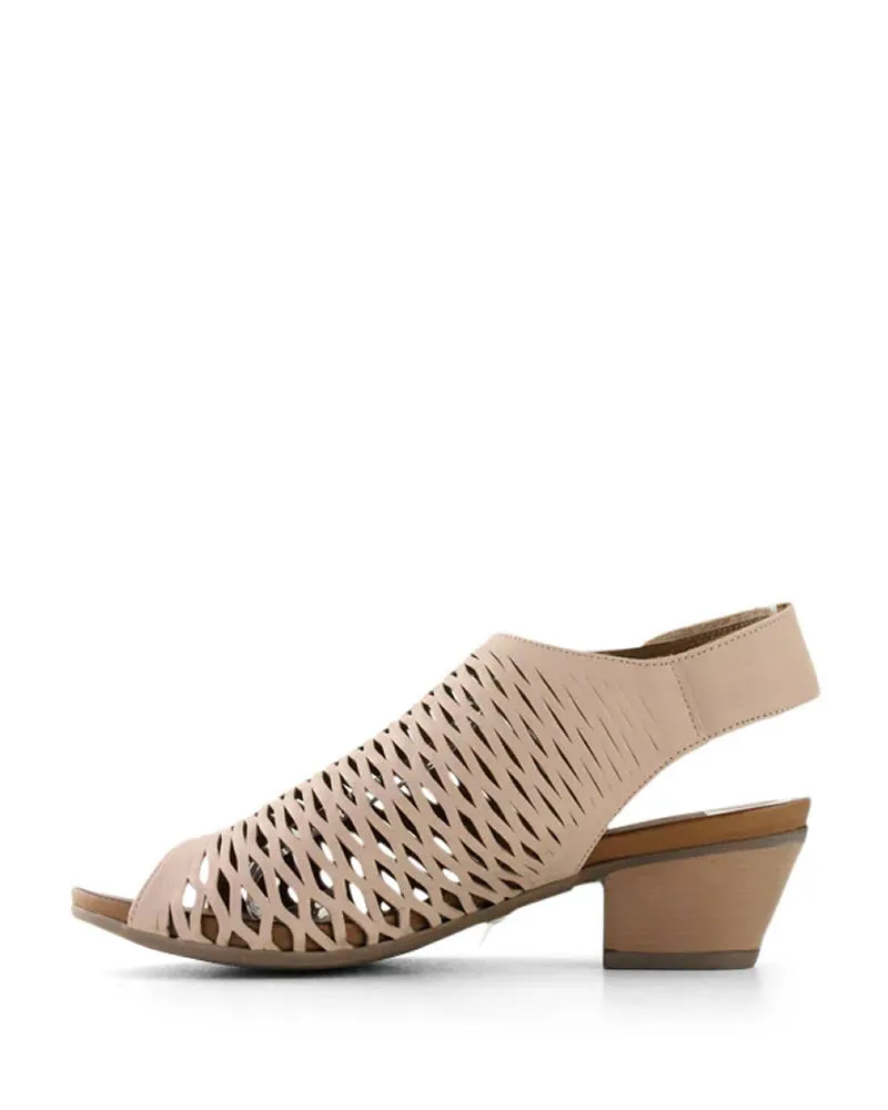 Bueno Shoes Ruby Leather Mid Heels