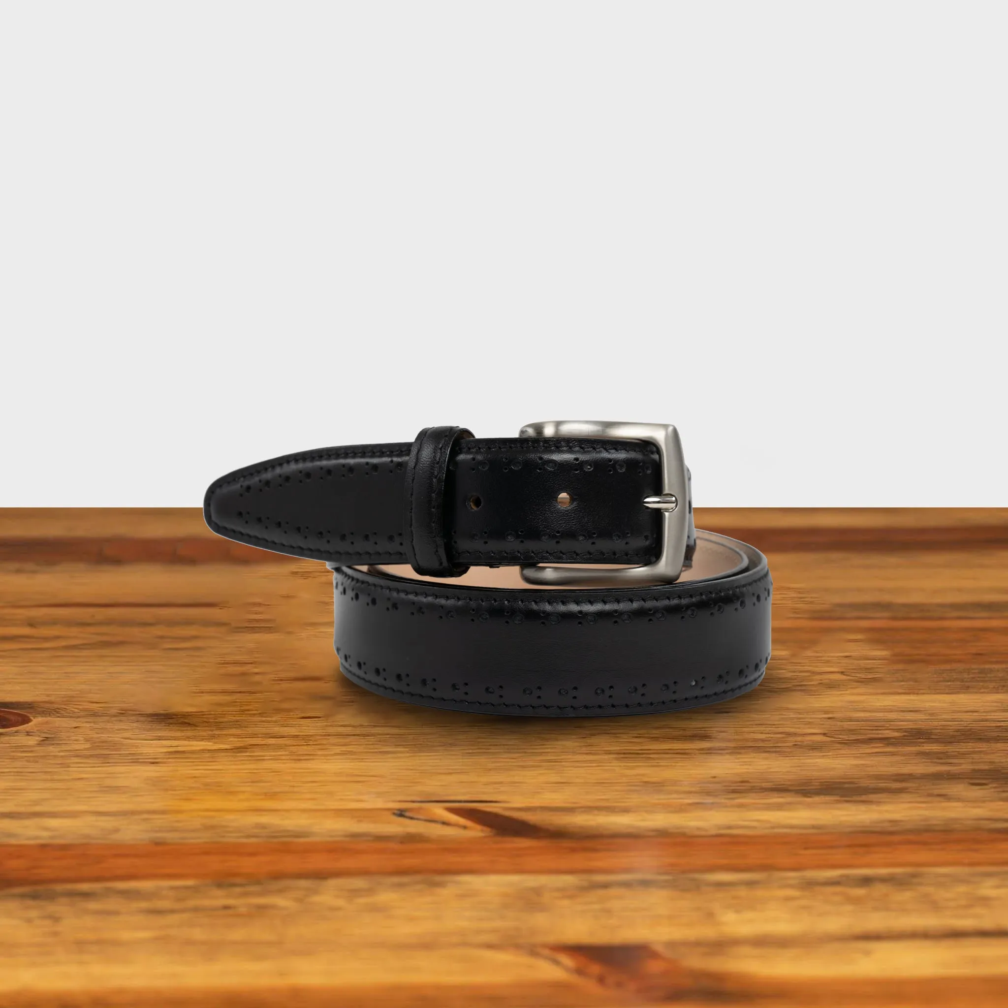 C1486 Calzoleria Toscana Perforated Leather Belt
