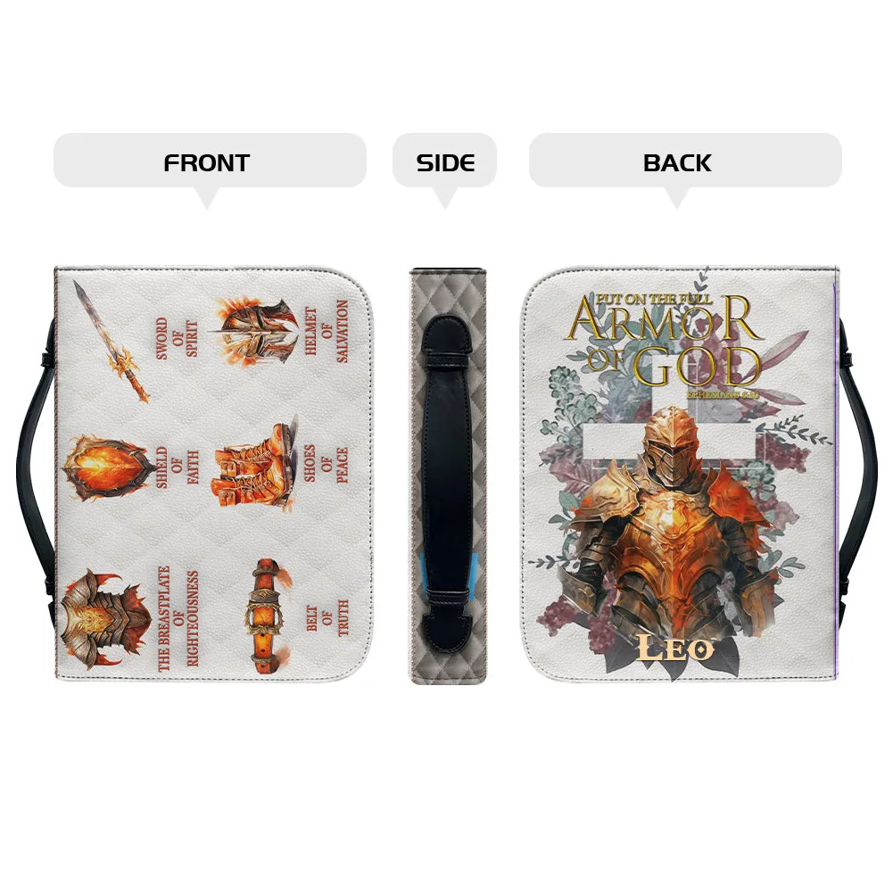 Christianartbag Bible Cover - Put On The Full Armor Of God Bible Cover - Personalized Bible Cover - Warrior Women Bible Cover - Christian Gifts - CAB01051123.