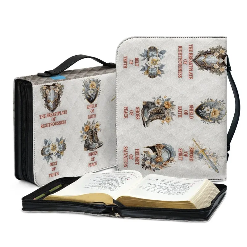Christianartbag Bible Cover - Put On The Full Armor Of God Bible Cover - Personalized Bible Cover - Warrior Women Bible Cover - Christian Gifts - CAB01051123.