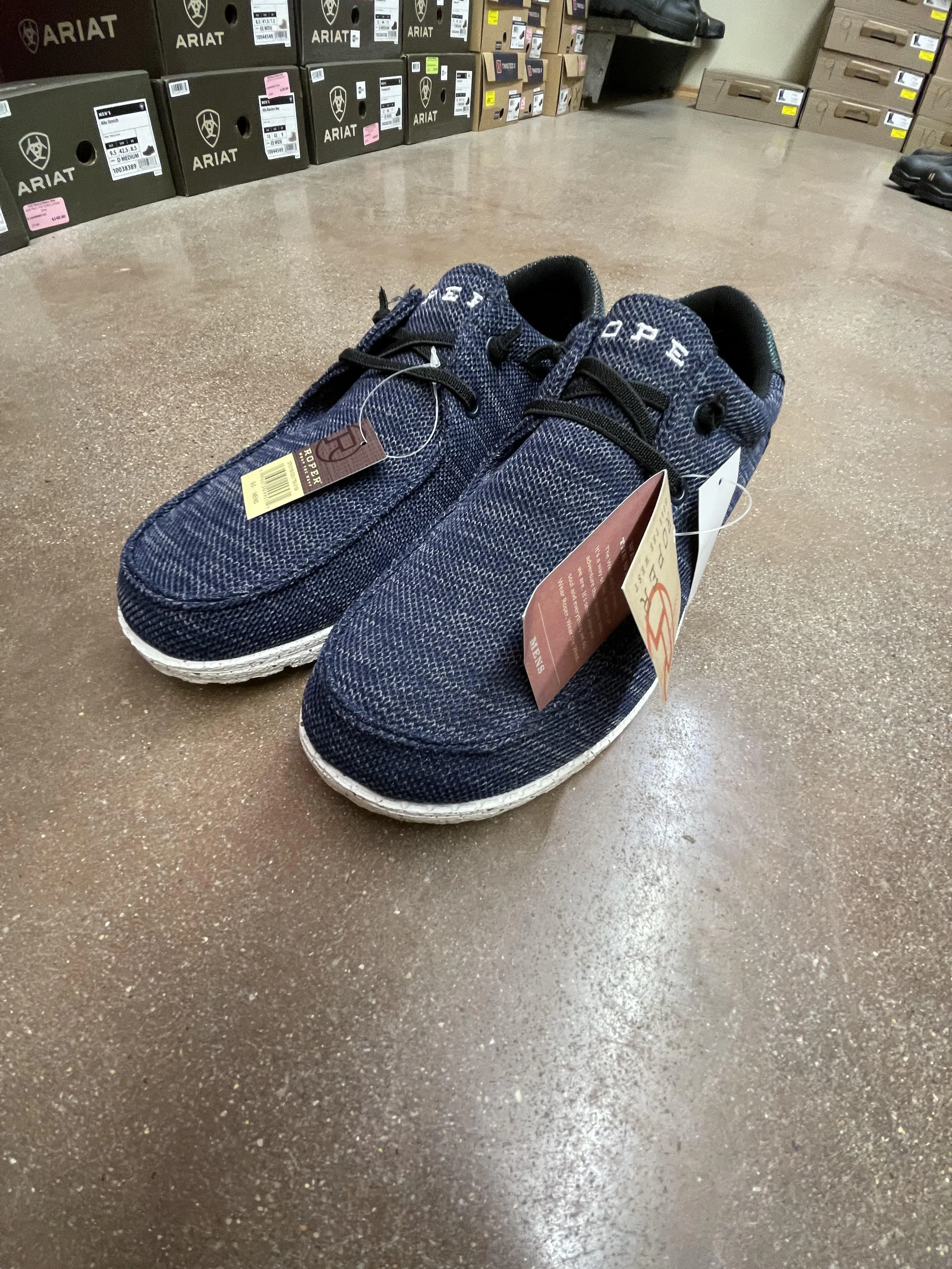 CL09-020-1793-3164-Blue Roper Men's Slip on Shoe