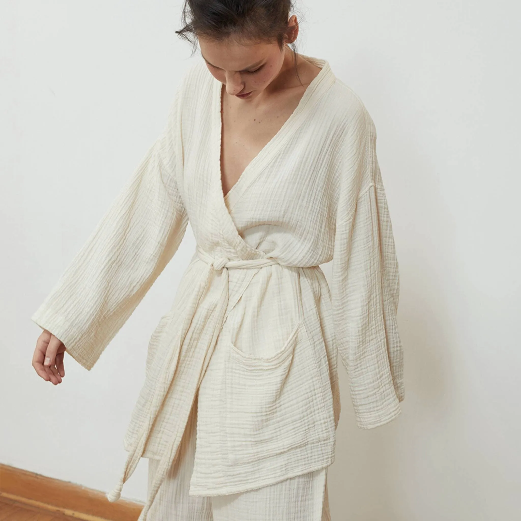 Crinkle Cardigan