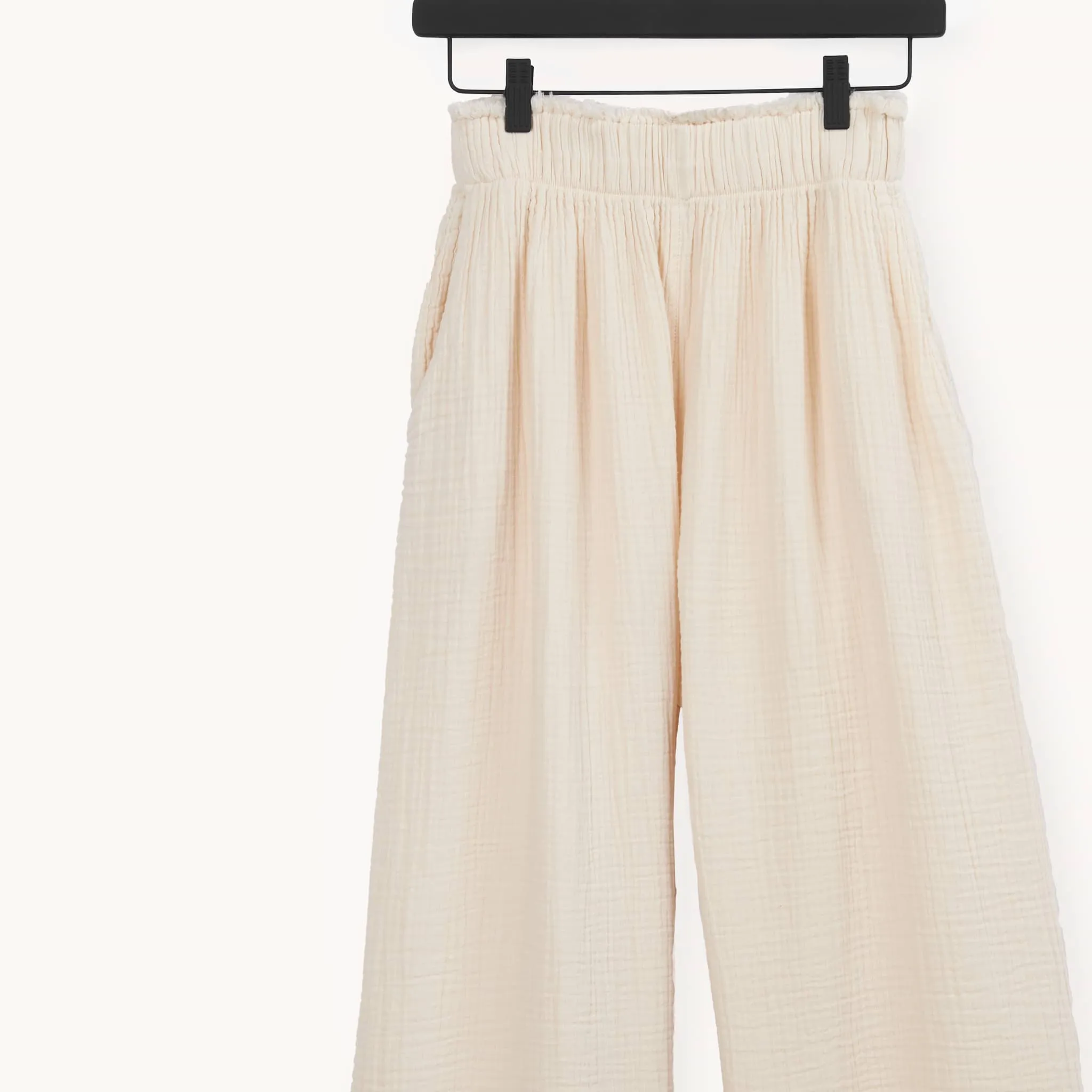 Crinkle Palazzo Pants