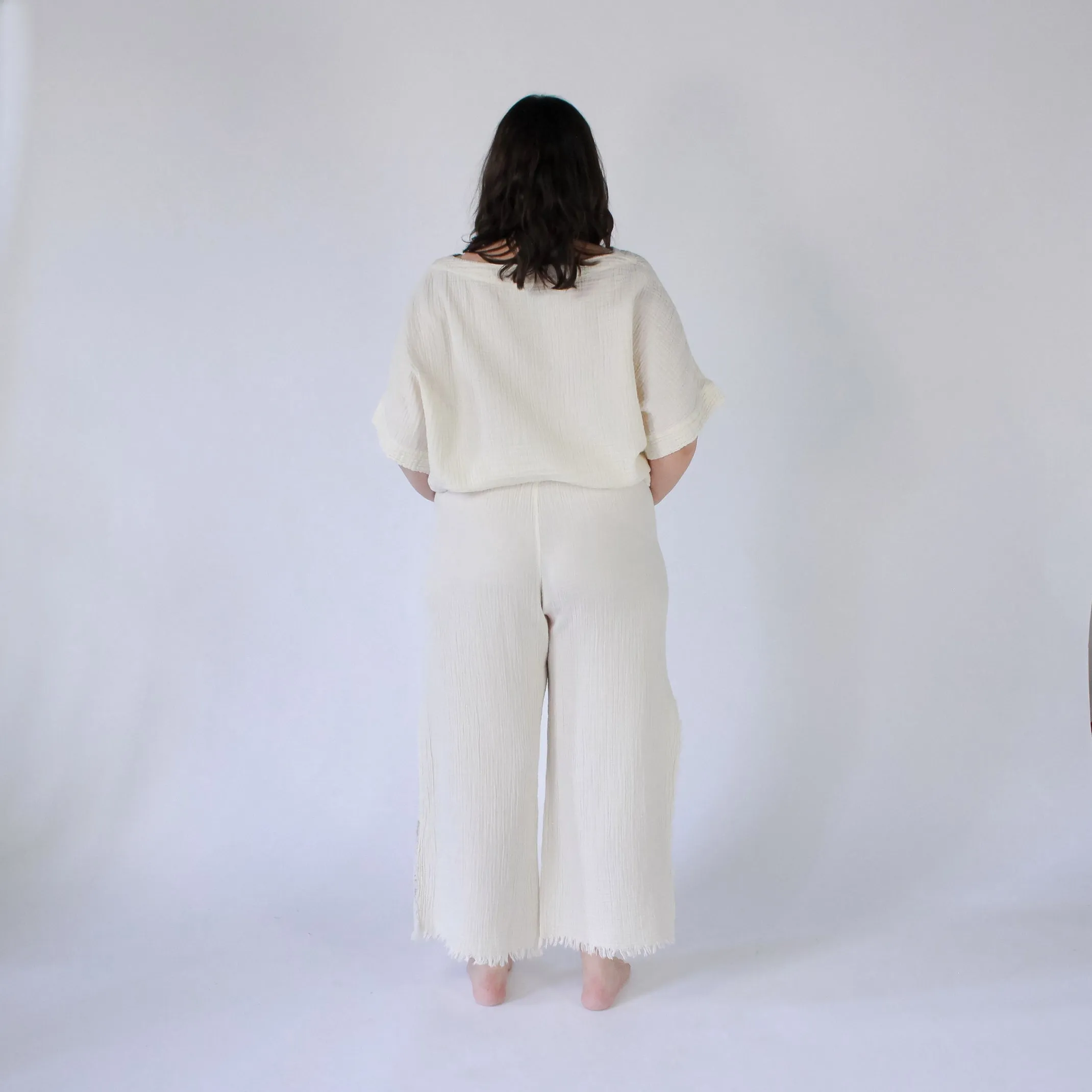 Crinkle Shirt Blouse