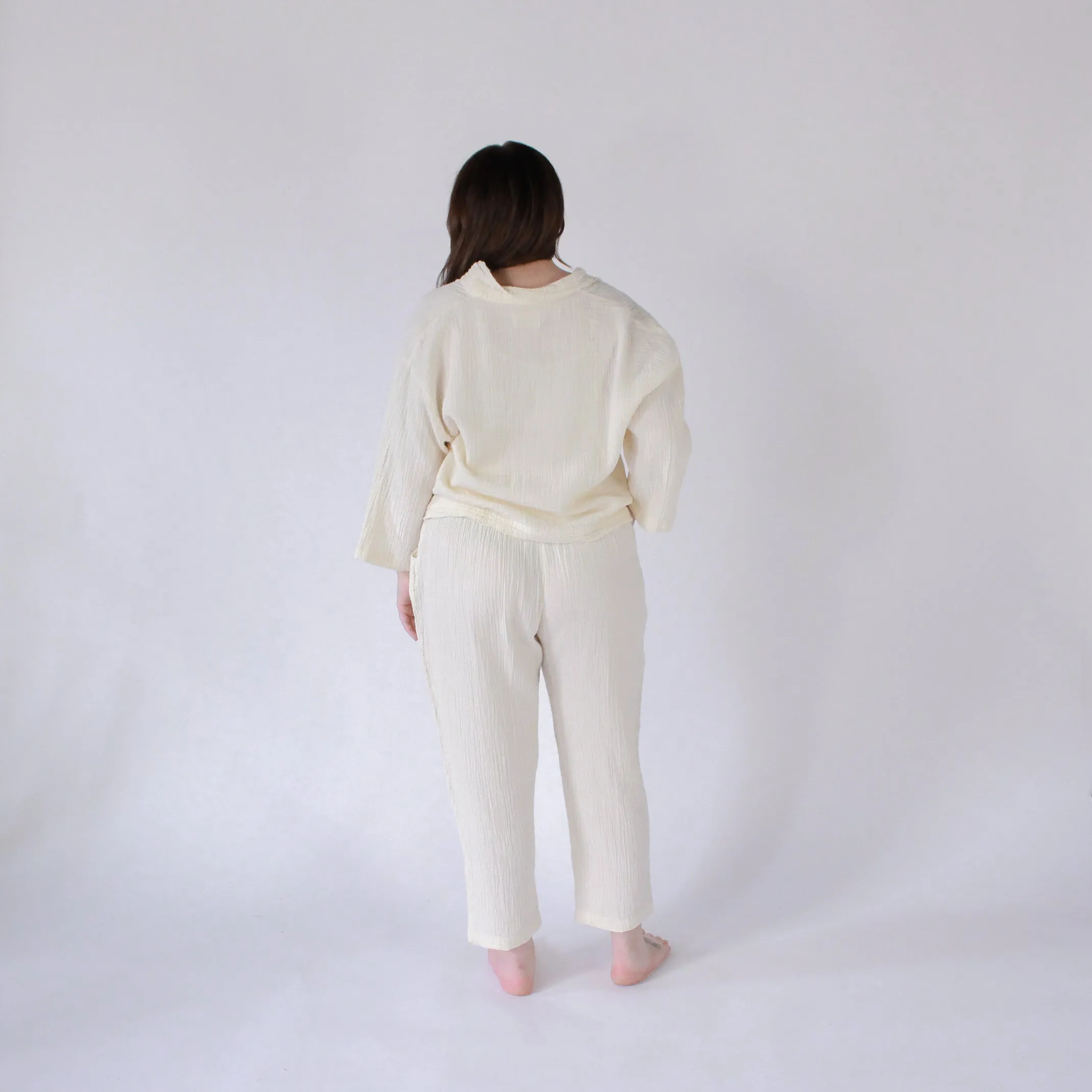 Crinkle Slouchy Pants