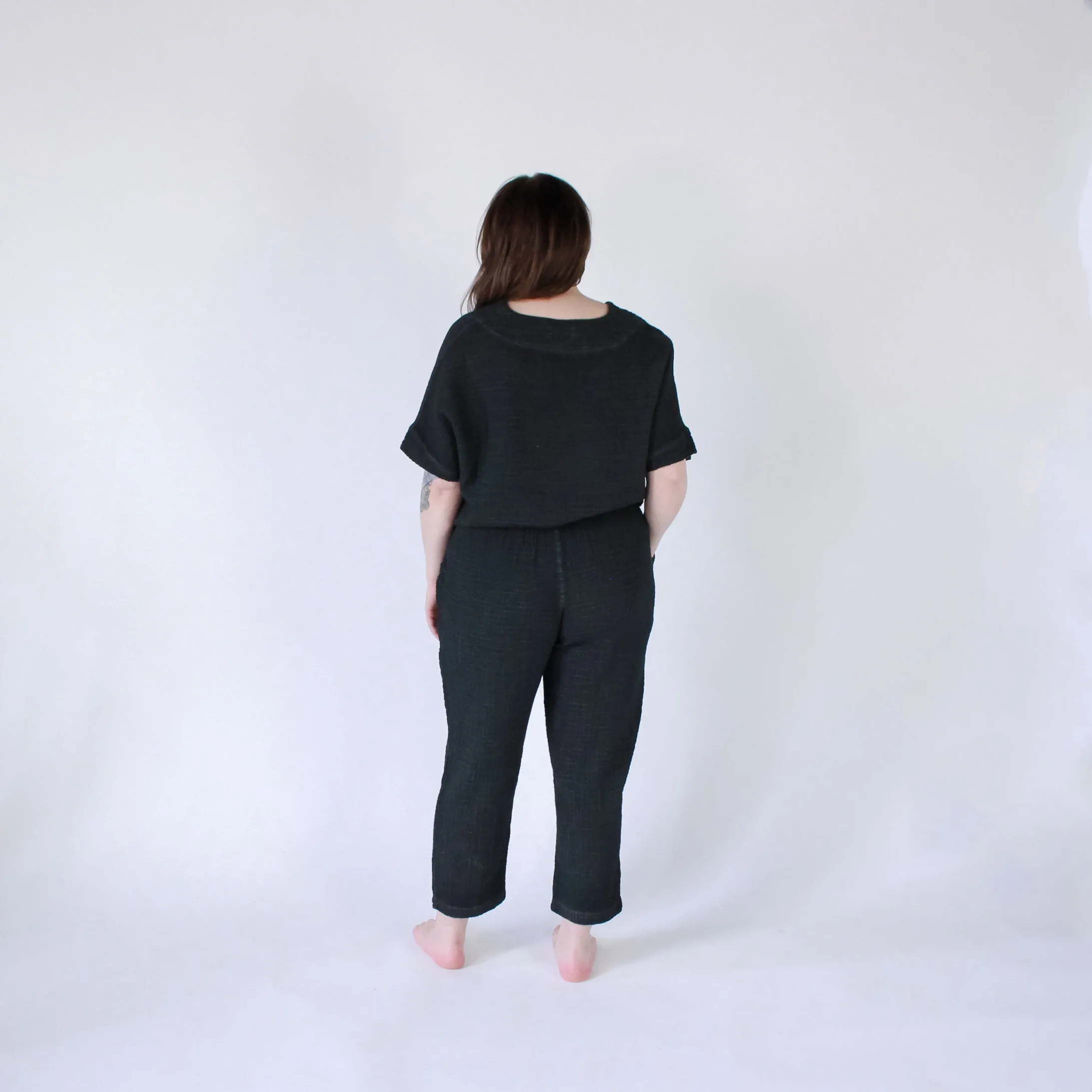 Crinkle Slouchy Pants