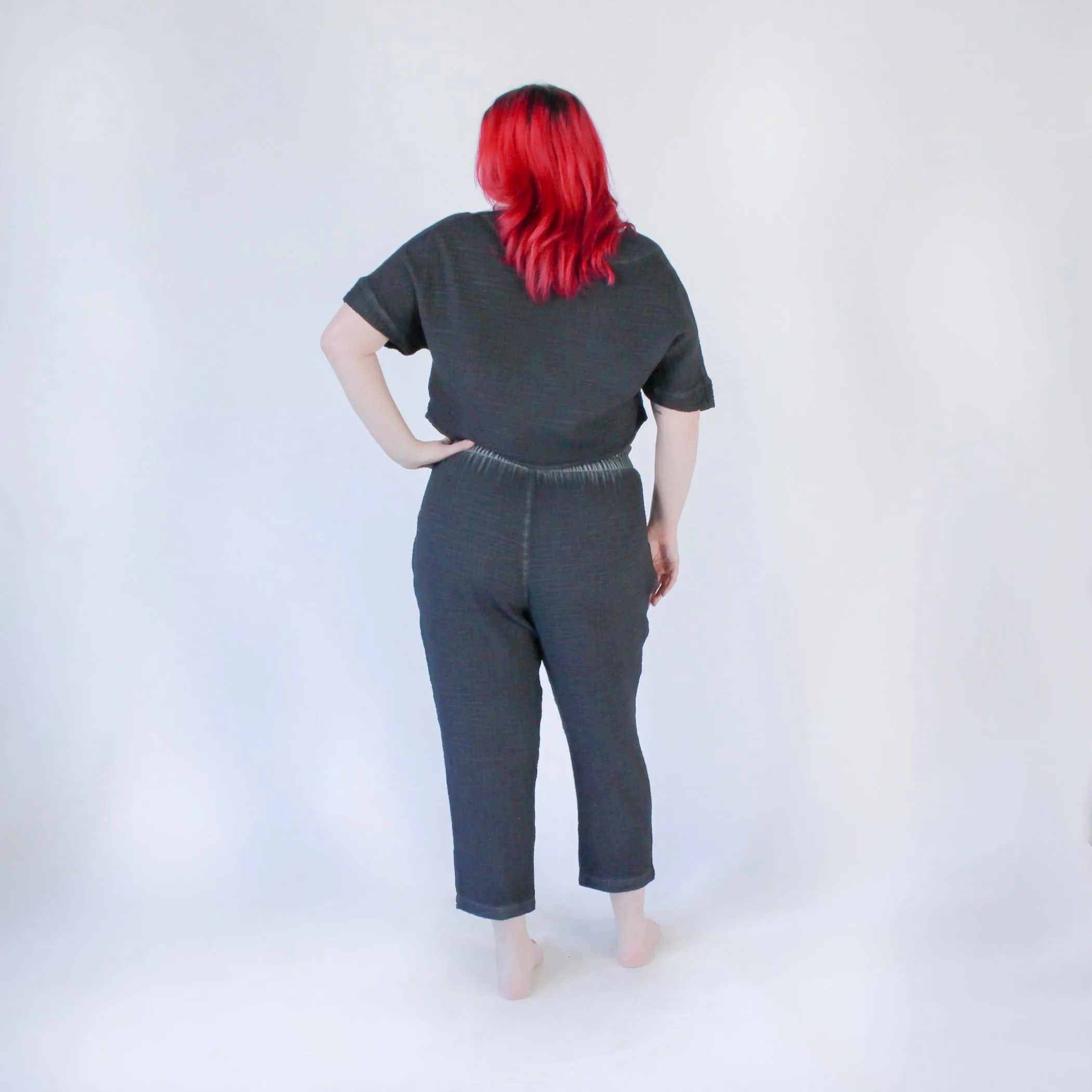 Crinkle Slouchy Pants