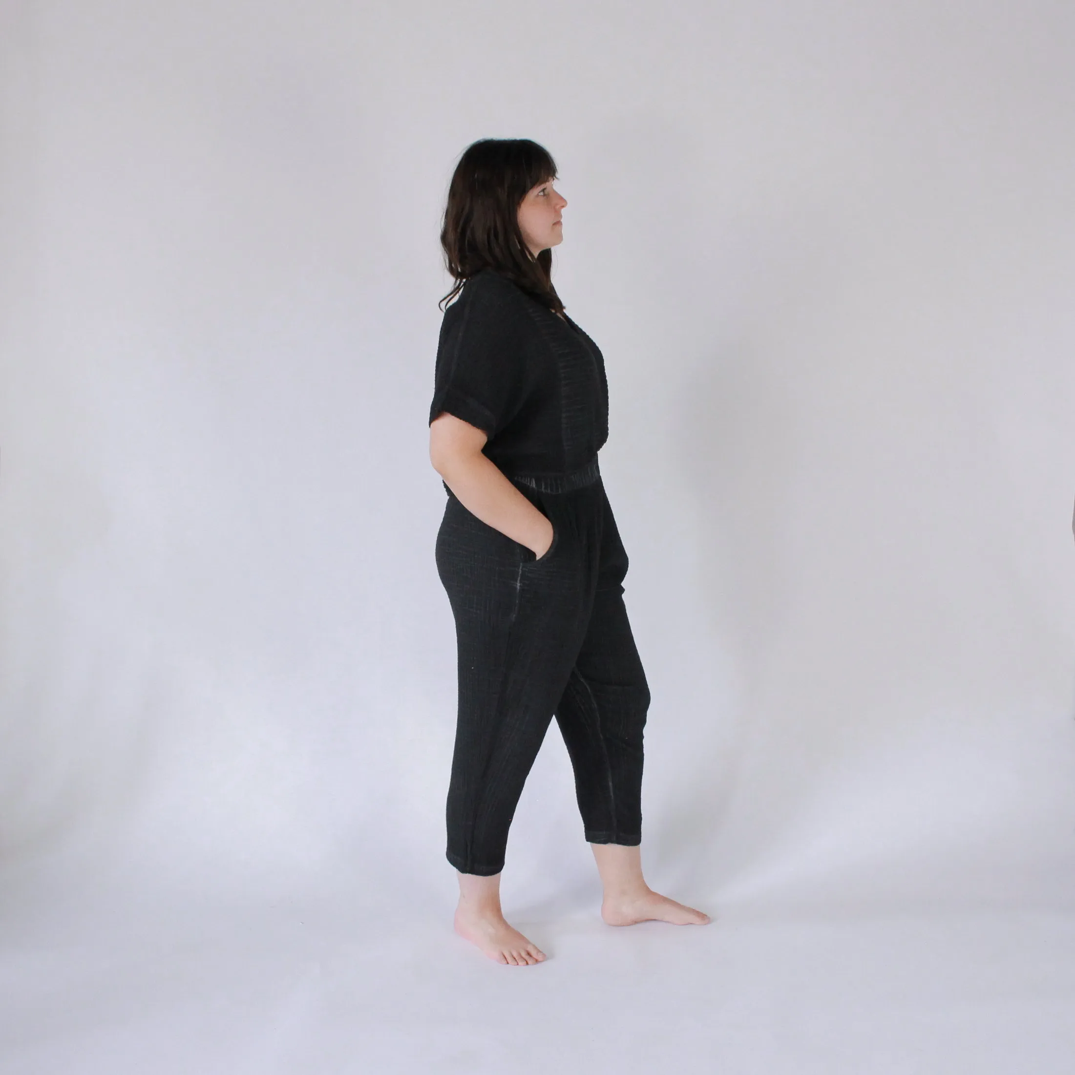 Crinkle Slouchy Pants