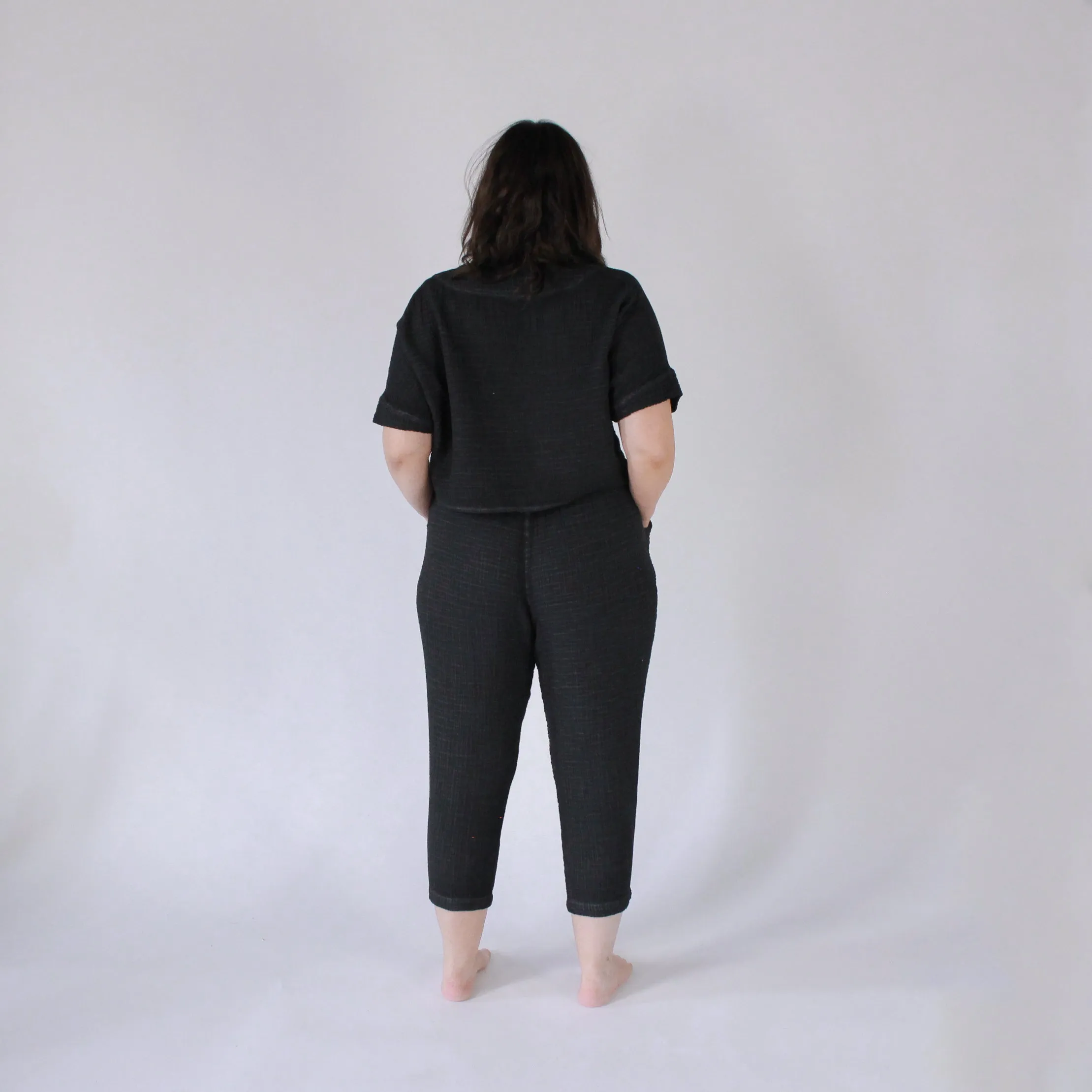 Crinkle Slouchy Pants