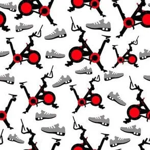 Custom Made Faux Roman Shade Valance in Pelo Bike and Shoes Pattern in Premium Cotton Linen Fabric, Fully Lined Grey or Red